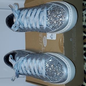 Silver sparkle dr scholls  sneakers